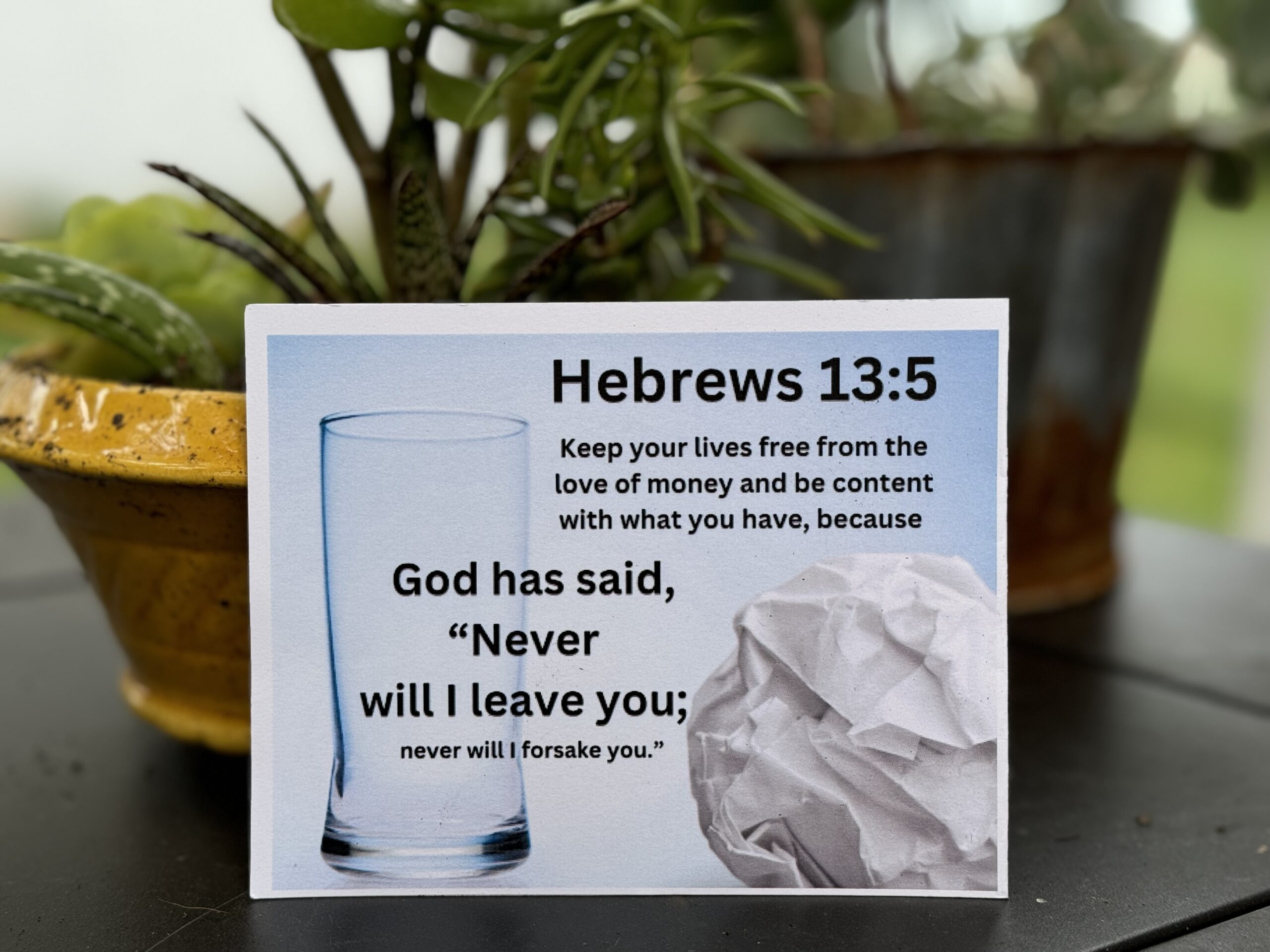 Hebrews 13:5 Verse Kit