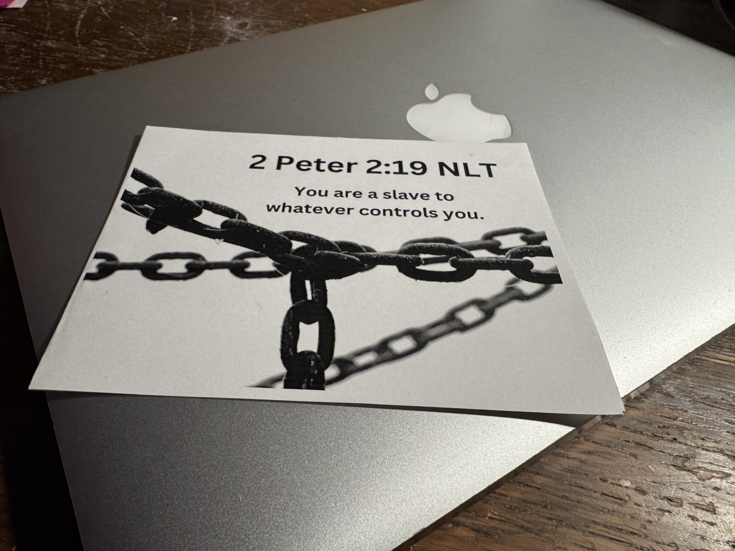 2 Peter 2:19 NLT Verse Kit