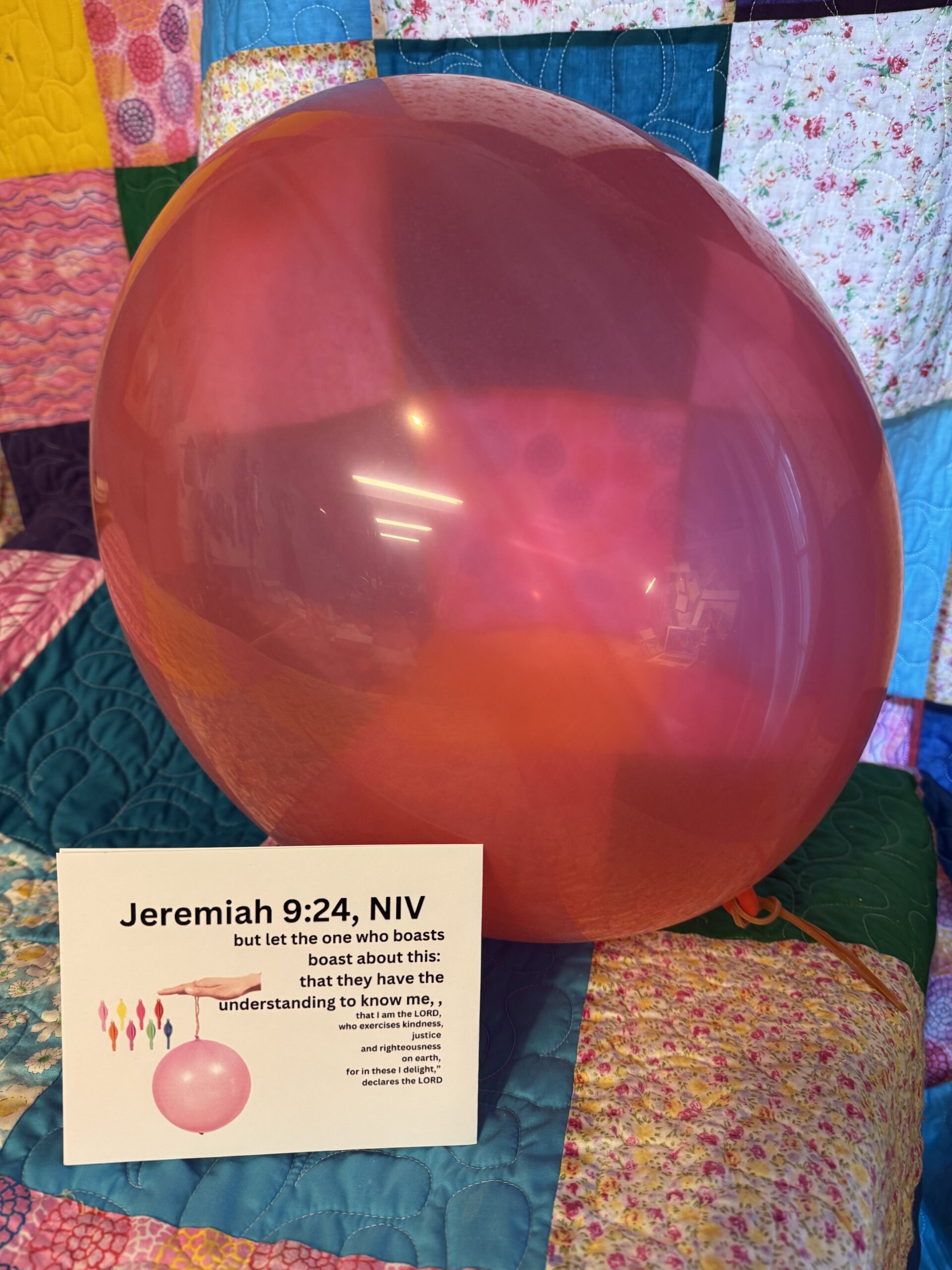 Jeremiah 9:24 NIV Verse Kit