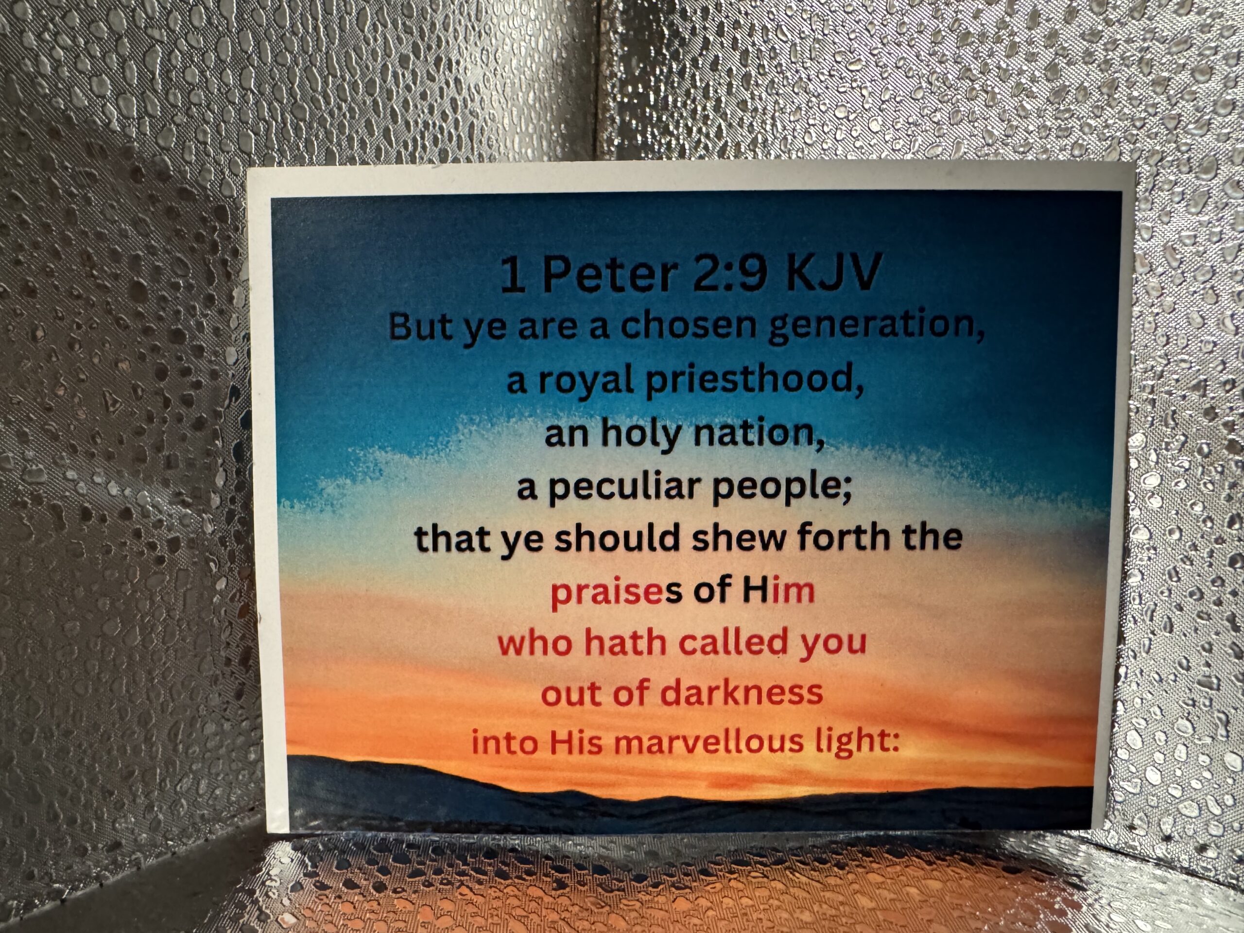 1 Peter 2:9 KJV Verse Kit